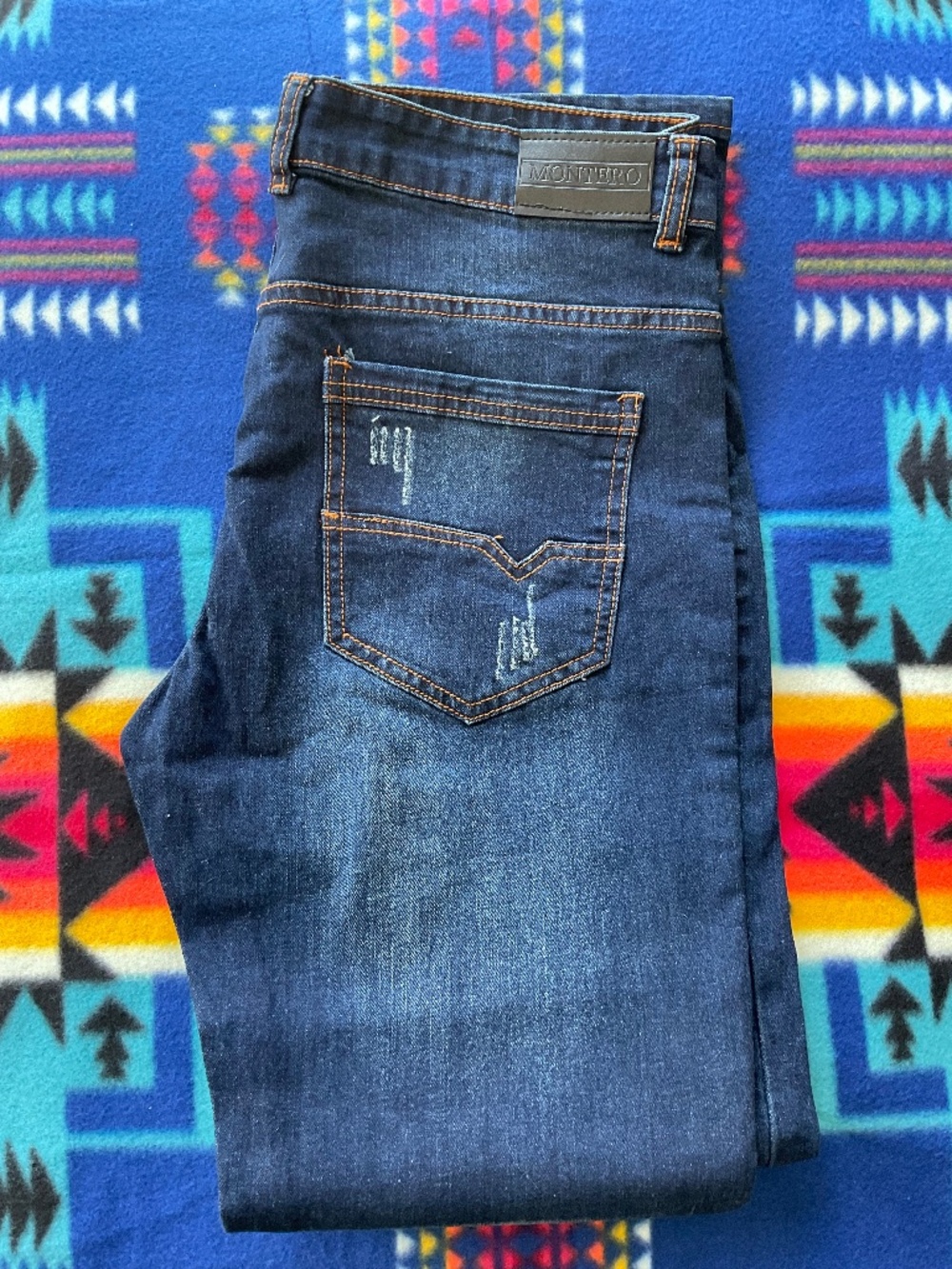 ✨ Brand NWT-Montero-Denim- Whiskered Jeans- 32x30